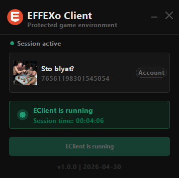 Session connected